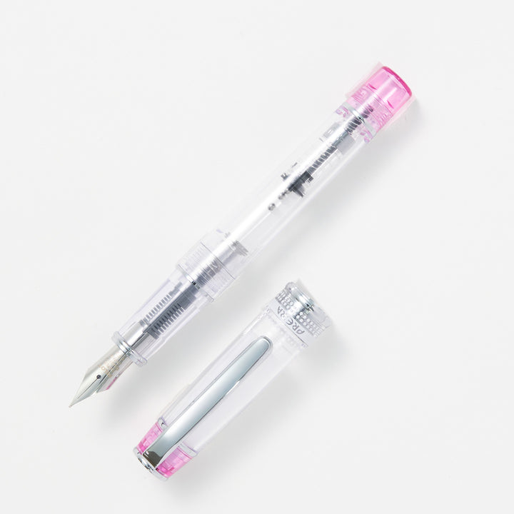 パイロット　万年筆　プレラ 色彩逢い(FPRN-350R)透明ピンク。
