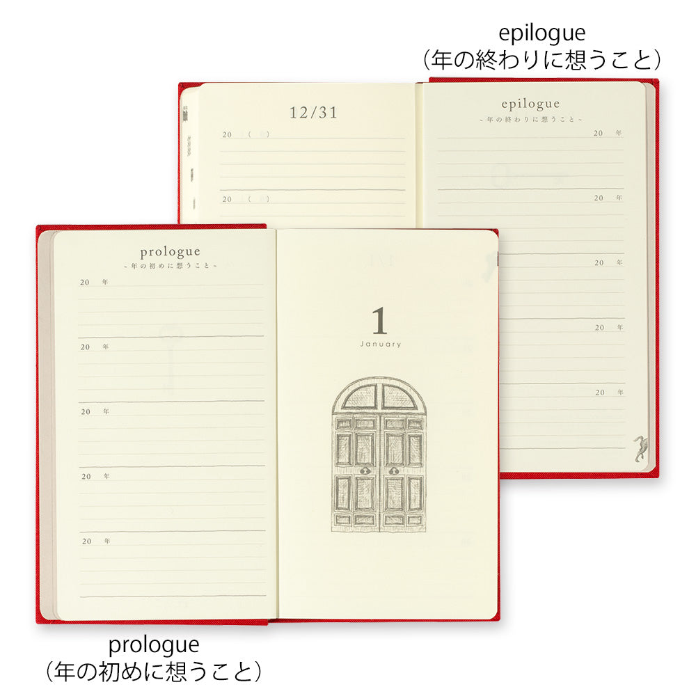 5年連用日記　プロローグページです。