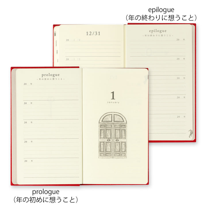 5年連用日記　プロローグページです。