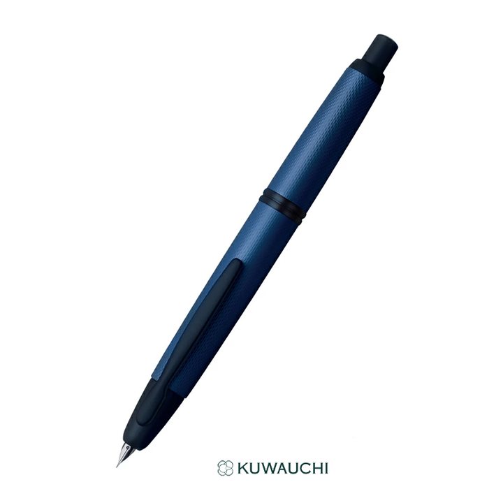 文具クワウチが販売するパイロット＜PILOT PRO SHOP>2025年 限定キャップレス 万年筆 Link Midnight（リンクミッドナイト）全体像です。