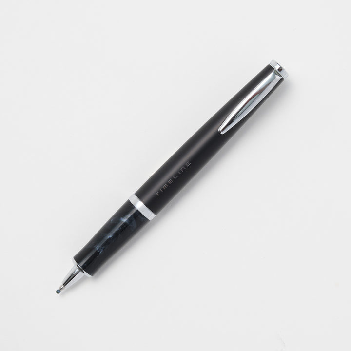 文具クワウチが販売するパイロット　ボールペン　タイムライン　エターナル(BTL-5SR)エターナルブラック　全体像です。
