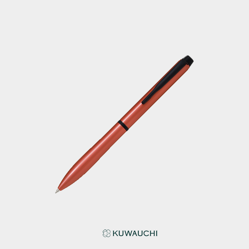 文具クワウチが販売するパイロット　油性ボールペン　エターリンク　0.7ｍｍ　ブラックブラッドオレンジ全体像です。