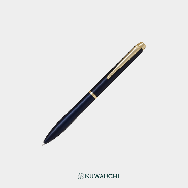 文具クワウチが販売するパイロット　油性ボールペン　エターリンク　0.7ｍｍ　ゴールドダークブルー全体像です。